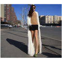 Chic Midi Dress with Plush Faux Fur Accent