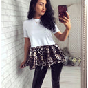 Chic Leopard Print Women's Dress