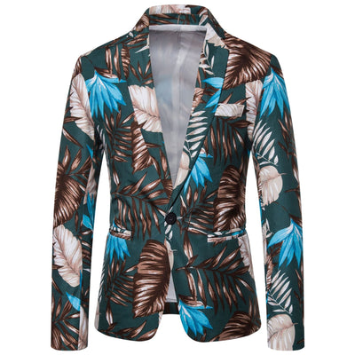 Modern Botanical Women's Blazer Style
