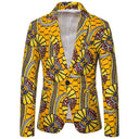 Unique African Print Women's Blazer with Modern Cut