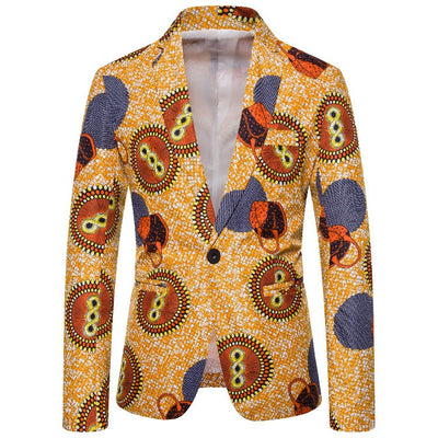 Stunning Women's African Pattern Blazer with Modern Cut
