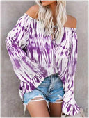Off-Shoulder Ruffle Women's Blouse for Everyday Style