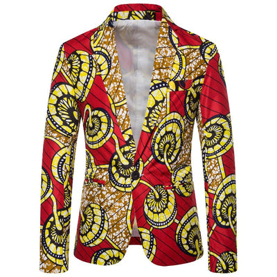 African Pattern Women's Blazer in Quality Fabric