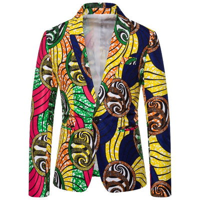African-Inspired Women's Blazer with Unique Details