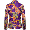 Women's African Print Blazer with Chic Design