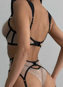 Alluring Lace Lingerie Ensemble