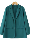 Chic Women's Blazer with Stylish Button Closure