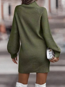 Long Sleeve Striped Mini Dress for Women
