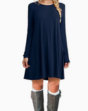 Chic Asymmetrical V-Neck Dress for Women