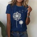 Chic Short Sleeve Graphic Tee for Everyday Wear