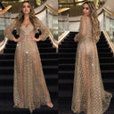 Chic Transparent Dress with Shimmering Accents