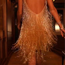Chic Fringe Cocktail Dress for Women