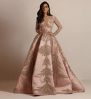 Glamorous Evening Dress with Sequins and V-Neck