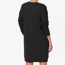 Chic Women's Sweat Dress with Side Pockets