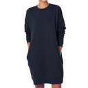 Chic Women's Sweat Dress with Side Pockets