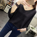 Chic Women's Knit Blouse - All-Season Style