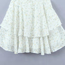 Charming Mini Dress with Eyelet Embroidery