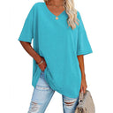 Relaxed Fit V-Neck Tee for Everyday Wear