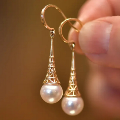 Gold Vintage Hoop Earrings