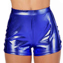 Shiny High-Waist Women's Shorts