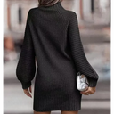 Long Sleeve Striped Mini Dress for Women