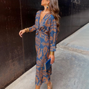 Chic Long Sleeve Midi Dress Elegance