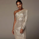 Margely | Elegant Wrapped Bust Evening Dress