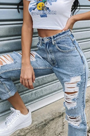 Classic Straight-Leg Denim Trousers