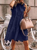 Women's Ruffled Strap Dress with Stunning Design