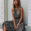 Chic Summer Dress with Polka Dots