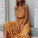Chic Summer Dress with Polka Dots