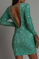 Chic Backless Winter Dress for Women