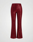 Shimmering Autumn Sequin Trousers | Chic Style