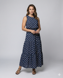 Chic Summer Dress with Polka Dots