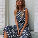 Chic Summer Dress with Polka Dots