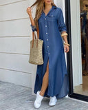 Chic Long Sleeve Graphic Print Dress for Women
