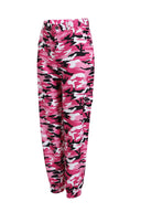 Modern Camouflage Cargo Pants with Elastic Waistband