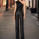 Sequin-Embellished Modern Jumpsuit