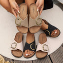 Orthopedic Sandals with Adjustable Buckle Straps