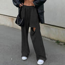 Trendy Women's Ripped Leisure Pants