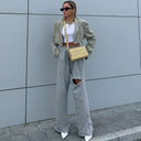 Trendy Women's Ripped Leisure Pants