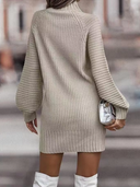 Long Sleeve Striped Mini Dress for Women