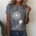 Chic Short Sleeve Graphic Tee for Everyday Wear