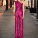 Sequin-Embellished Modern Jumpsuit