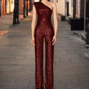 Sequin-Embellished Modern Jumpsuit