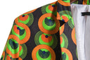 Modern Women's Blazer with Vibrant African Print