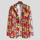 Vibrant Women's Blazer with Textured Design