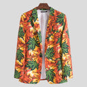 Tropical Leaf Women's Blazer – Chic Style Statement