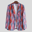 Floral Pattern Women's Blazer - Modern Style