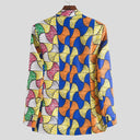 Stylish Women's Colorful Patterned Blazer